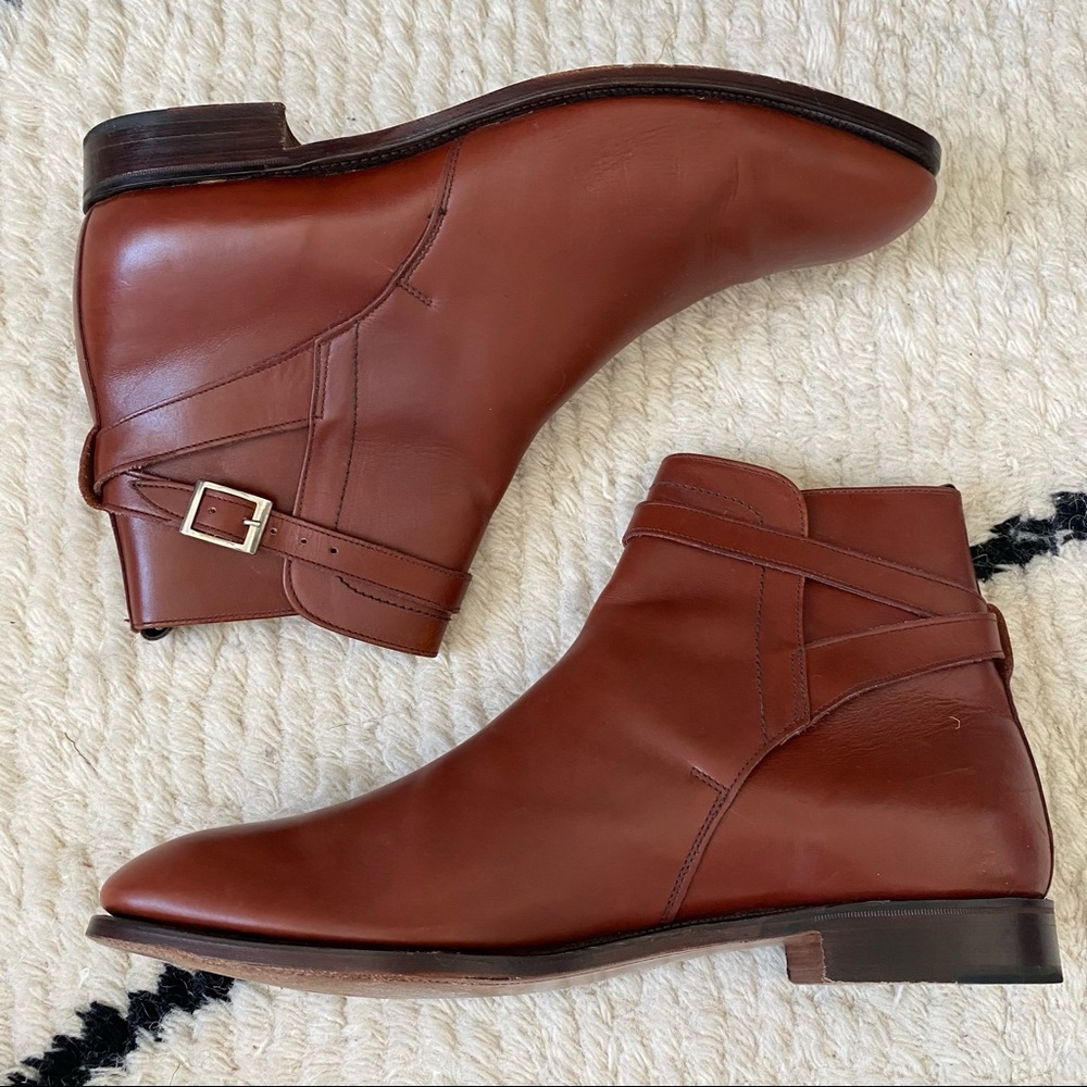 Men’s Leather Jodhpur Boots in “London Tan”